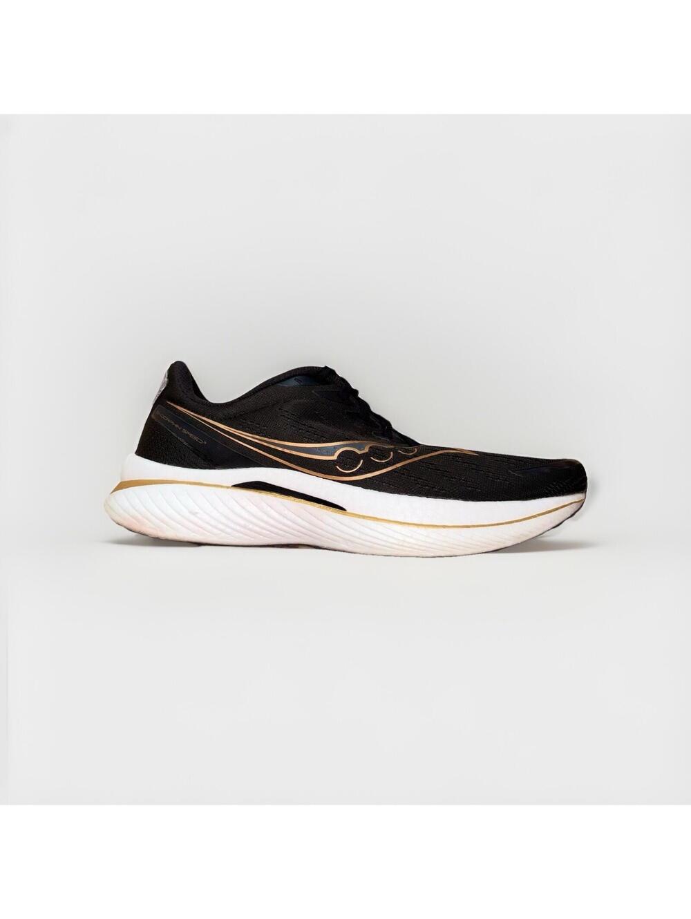 Saucony Endorphin Speed 3 Mens 11.5 Wide Black Gold Running Shoes